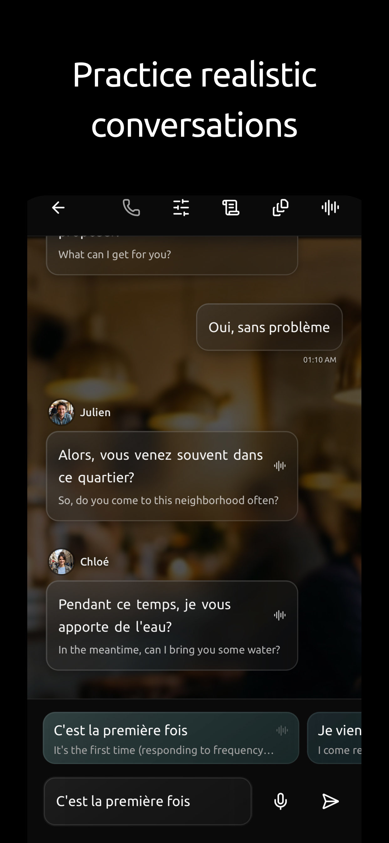 TalkToDia app screenshot 3